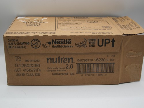 Nestle Nutren 2.0 Feeding Formula Unflavored 8.45 oz. Case of 17, Exp 07/13/2025 - Picture 9 of 10
