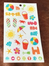 STUDENT ORGANIZER PLANNER STICKERS SUMMER ACCENTS *