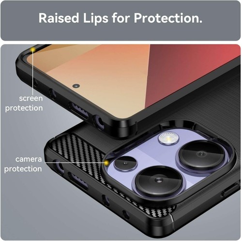 Case For Xiaomi POCO M6 Pro 4G, Silicone Shockproof Phone Cover & Screen Glass - 第 6/12 張圖片