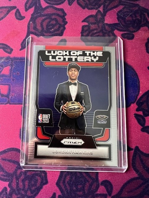 2023-24 Panini Prizm #9 Jordan Hawkins Luck of the Lottery