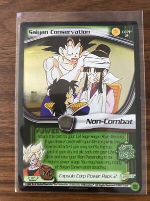 Saiyan Conservation Capsule Corp Power Pack 2 Promo Dragonball Z CCG