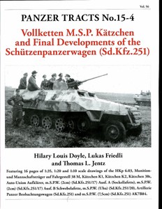 Details About Panzer Tracts 15 4 Vollketten Msp Katzchen And Schutzenpanzerwagen Sdkfz251 - 