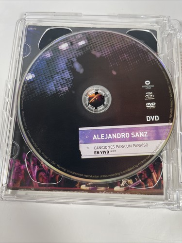 Alejandro Sanz - Canciones para un Paraíso (En Vivo) CD,DVD - Foto 12 di 18