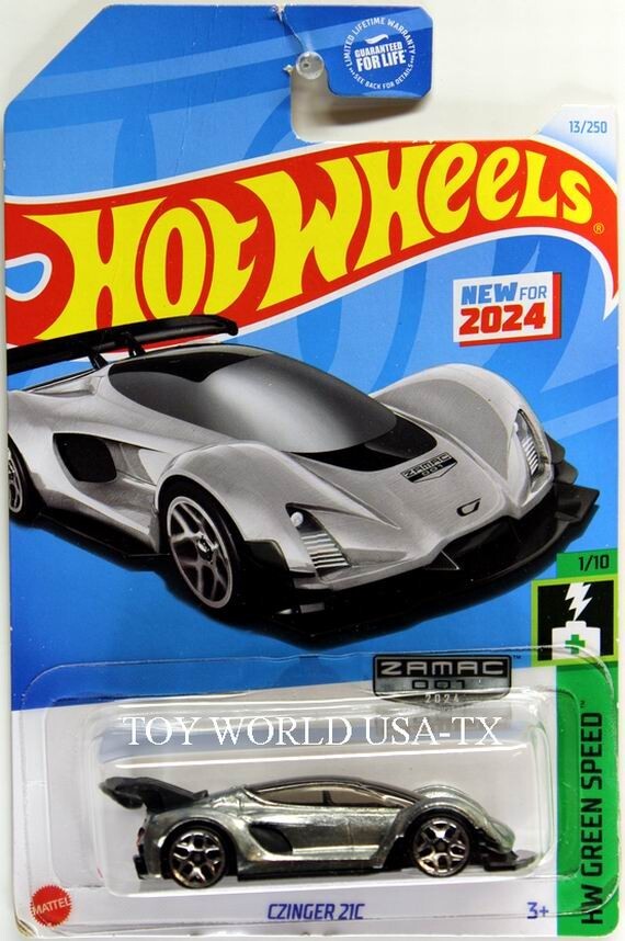 2024 Hot Wheels Green Speed Czinger 21C Zamac #13 HW Exclusive