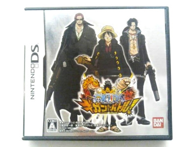 NIintendo DS  One Piece Gigant Battle Japanese Edition w/Case Manual Japan