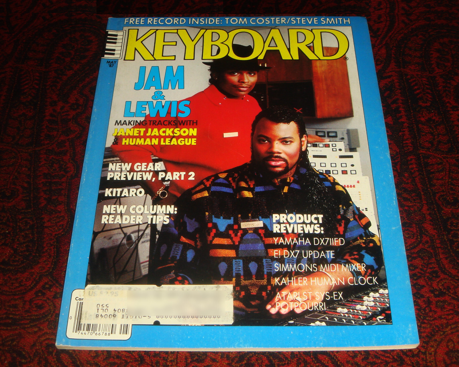 Keyboard Magazine May 1987: Jimmy Jam & Terry Lewis, Human League, Yamaha DX7-image