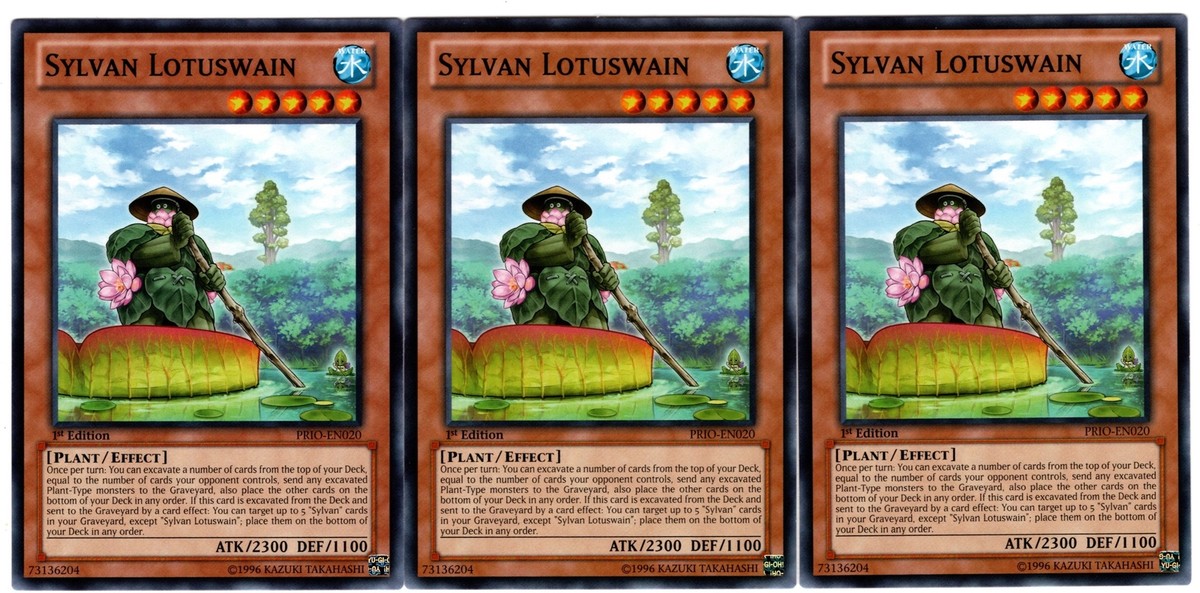 Yu-Gi-Oh! Karte Sylvan Lotuswain (PRIO-EN020) - Primal Origin, 1st Edition Common - Sammelkarte