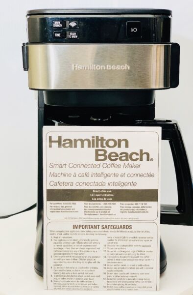 Hamilton Beach 49350 Programmable Smart Coffee Maker - Black Works With Alexa Photo Related