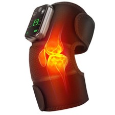 Heated Vibration Knee Massager 3-in-1 Knee Shoulder Pad Treating Pain Relieving