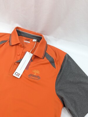 Cutter & Buck Polo Oak Tree Golf Oklahoma  Shirt Large Us Senior Open New $75