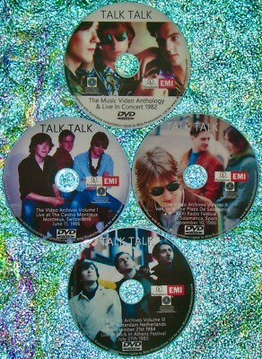TALK TALK Music Video Anthology + Live 1982-1986 Archives 4 DVD Set Mark Hollis