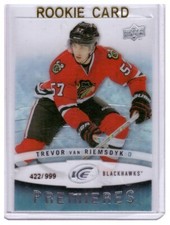 Trevor van Riemsdyk 2014-15 Upper Deck Ice Premieres Rookie Card #92 /999