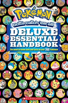 PokÃ mon Deluxe Essential Handbook: The Need-to-Know Stats and Fact - ACCEPTABLE