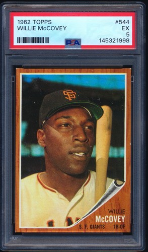 1962 Topps Willie McCovey #544 card