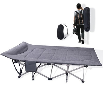 Folding Camping Cot, Heavy Duty 600 Lbs Portable Bed for Adults, Camping Beds...