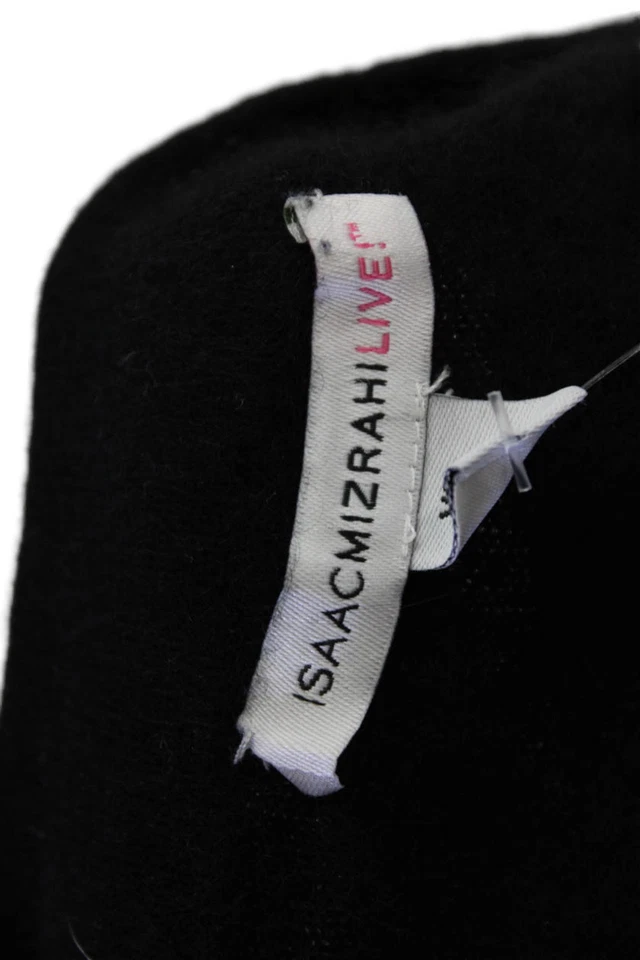 Isaac Mizrahi Live! Suéter suéter tejido cachemir negro talla XL para mujer Foto 4 de 4