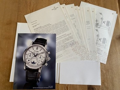 Patek Philippe Pressemappe Baselworld 2012 Ref. 5204 Italienisch