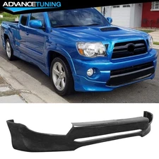 For 05-11 Toyota Tacoma IKON Style Front Bumper Lip Spoiler Unpainted PU 2PCS