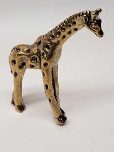 Solid Brass Giraffe for display