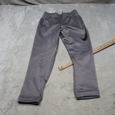 Nike Sweatpants Boys Small Gray Therma-Fit Joggers Basketball 45 24x22 NEW