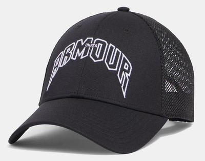 Under Armour Men's UA Essential Mid Trucker Hat 1383441-004 OSFM