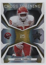 2008 Leaf Rookies & Stars Cross Training Gold 148/500 Jamaal Charles #CT-18 0a3