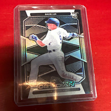 Panini Obsidian Baseball Gavin Lux #3 Rookie Card, Los Angeles Dodgers. rookie card picture