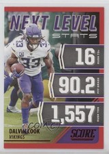 2021 Score Next Level Stats Red Dalvin Cook #NL16 ff8