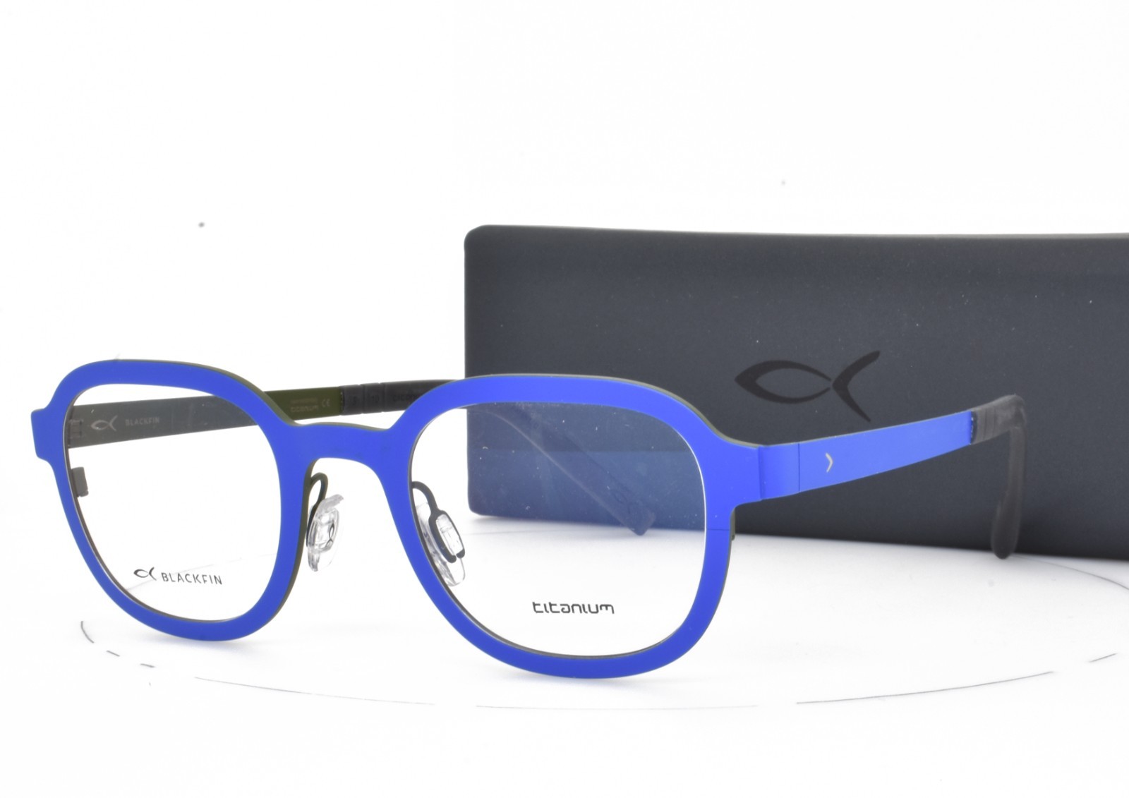 Blackfin Eyeglasses Blue Titanium 46-22-145 1021 1593