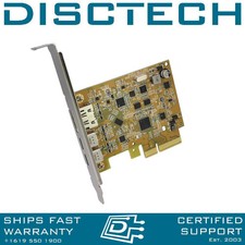 Dell RRV91 UPA2015 USB 3.2 PCIe Expansion Card 2x Type C Ports 1x Display Port