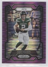 2023 Panini Prizm Purple Pulsar Prizm Zach Wilson #235 0qw2
