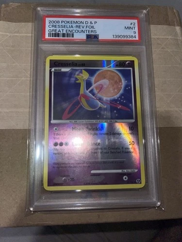 Pokemon Great Encounters Reverse Holo Cresselia 2/106 PSA 9