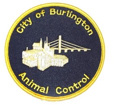 BURLINGTON ? ANIMAL CONTROL - IOWA IA Police Patch SKYLINE BRIDGE O2