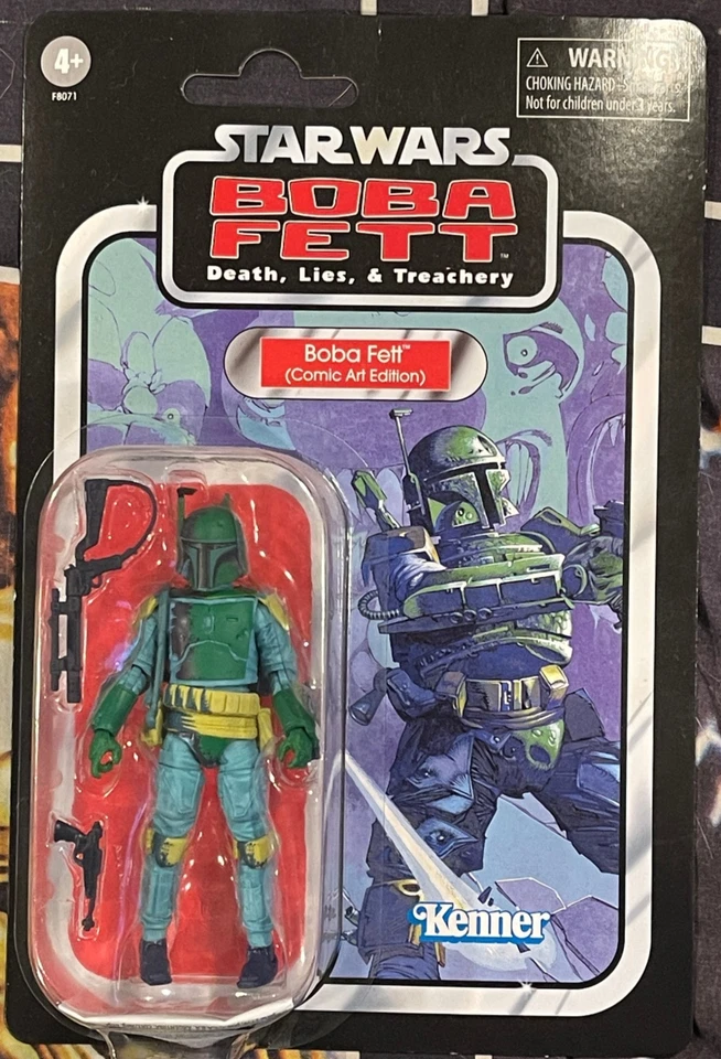 RARO! JUEGO DE 2 ARTE CÓMIC BOBA FETT COLECCIÓN VINTAGE STAR WARS (VC277 y VC278) Foto 2 de 4