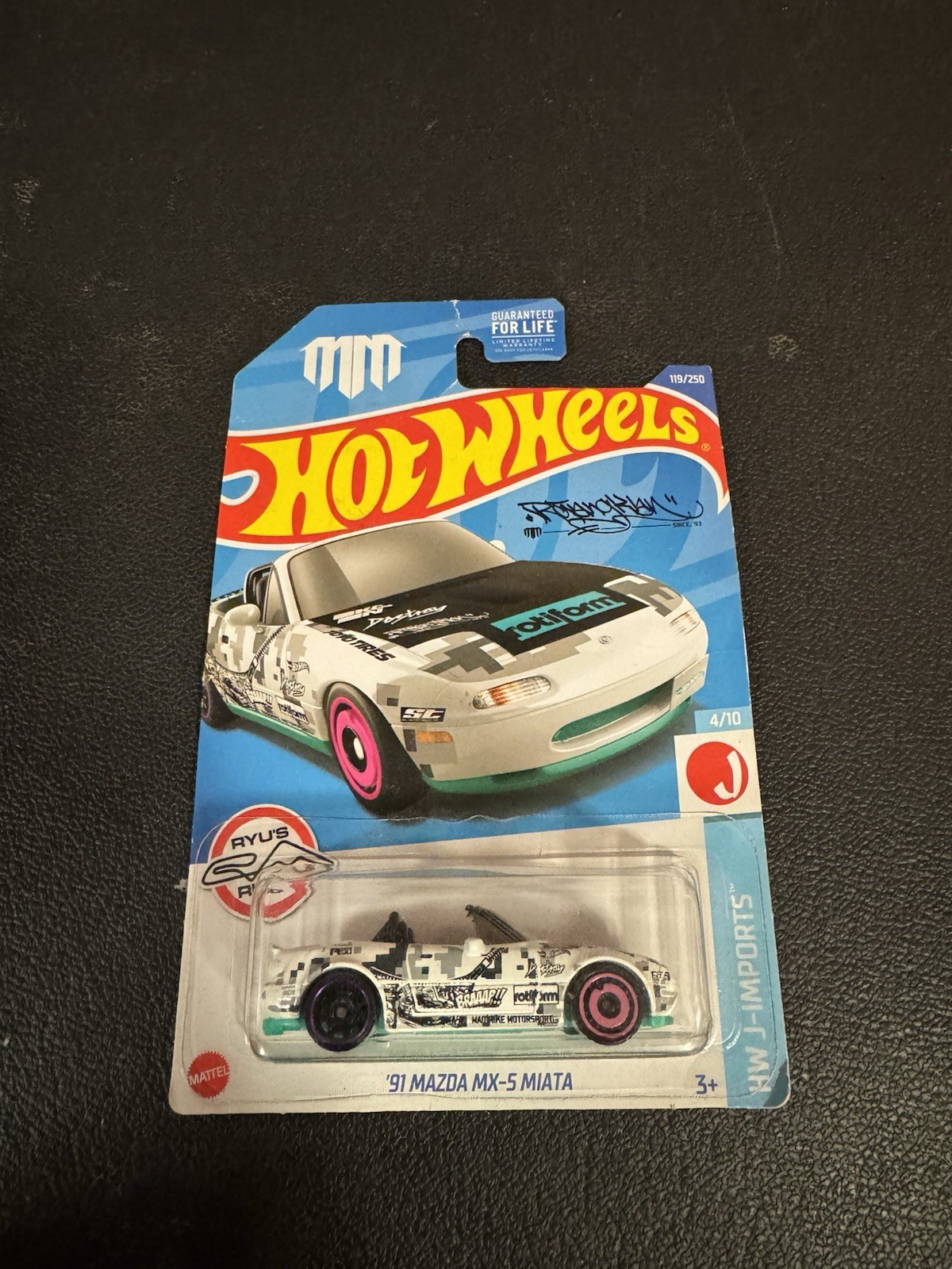 2022 Hot Wheels '91 MAZDA MX-5 MIATA #119/250 HW J-IMPORTS 4/10