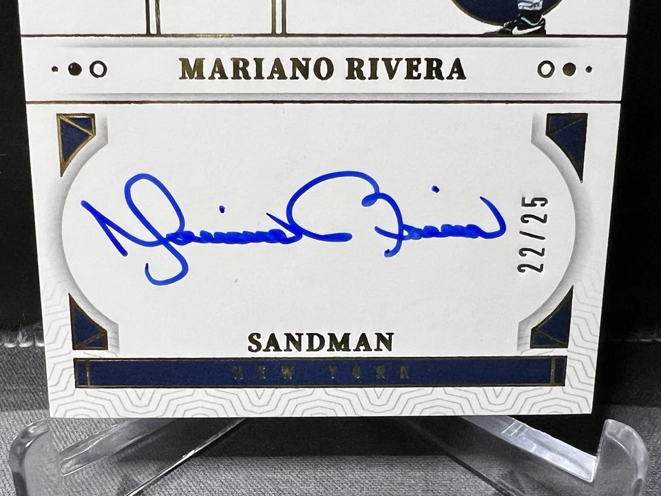 Tesoros Nacionales 2024 - Apodos notables “Sandman” Mariano Rivera 22/25 (AU) Foto 2 de 4