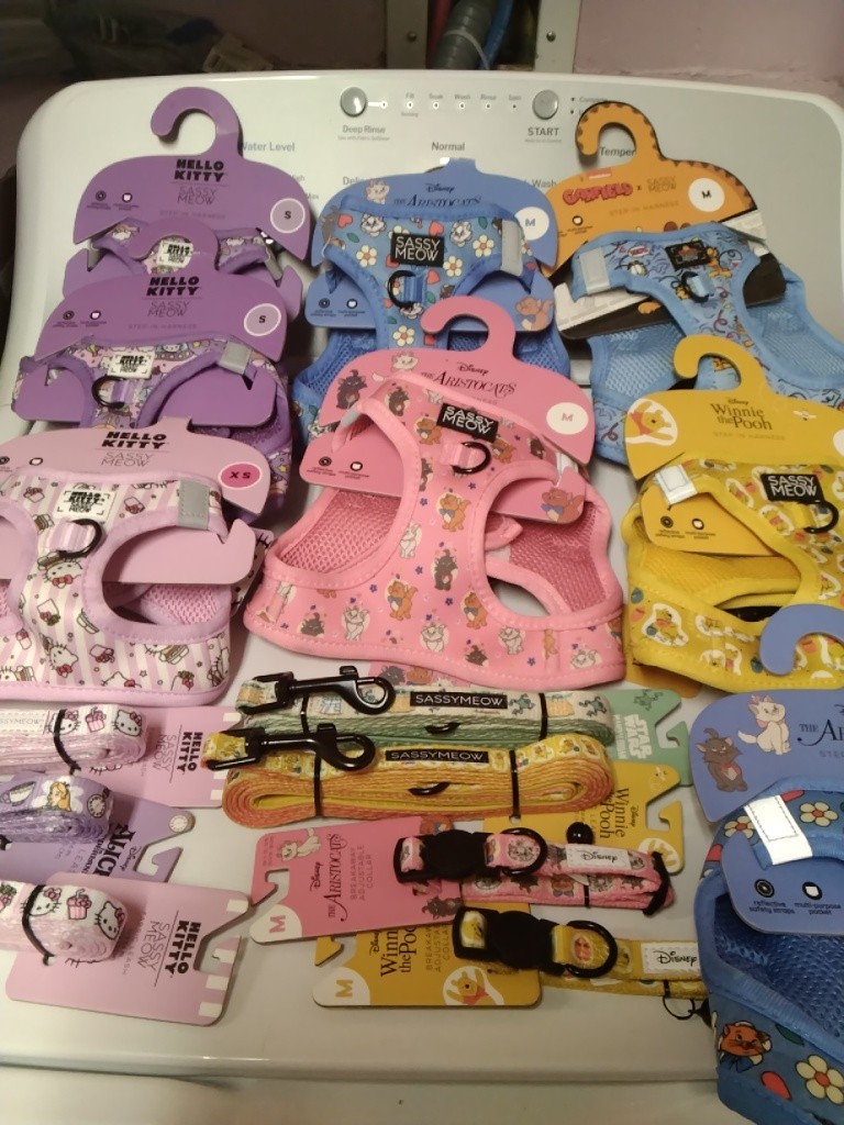 Disney, Sassy Meow, Nickelodeon, Starwars, Geschirr & Leine Set