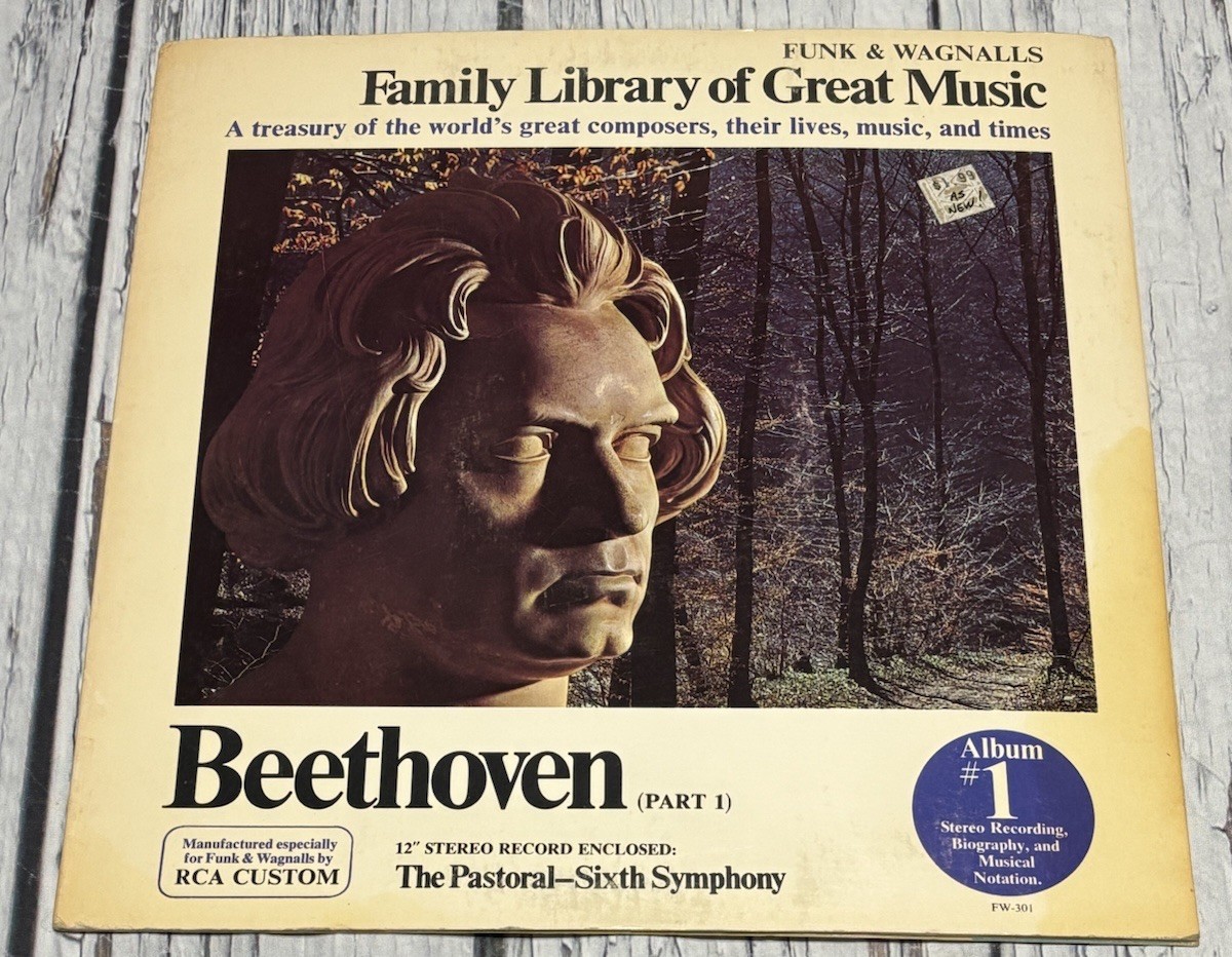 Funk & Wagnalls Family Library of Great Music Album 1 Beethoven LP