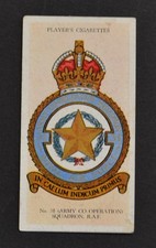 1937 Players R.A.F. Badges Cigarette Card 22 No. 31 (Army Co-Operation) Squadron
