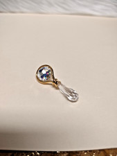 Swarovski Memories Crystal Baby Rattle Mini Figurine Collectable - No Box