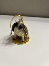 Tiny Ones Pug Angel Dog Ornament