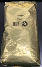2 Pounds White Bear Whole Bean Coffee Commercial Bag 2LBS BULK Coffee 14.00 per pound
