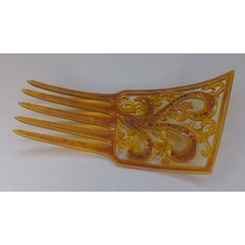 Vintage Rhinestone Tortoise Hair Comb