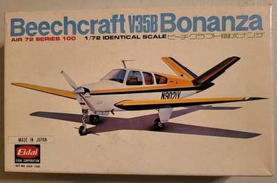 EIDAI BEECHCRAFT V35B BONANZA 1/72 SCALE MODEL KIT