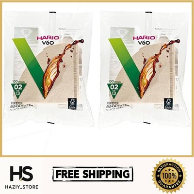 V60 Paper Coffee Filter, Size 02, Natural, 200ct