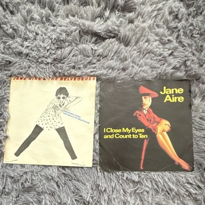 Jane Aire & The Belvederes Vinyl Singles Breaking Down the Walls, I Close My Ey 