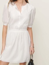 Reformation Kairos Lace Trim Dress