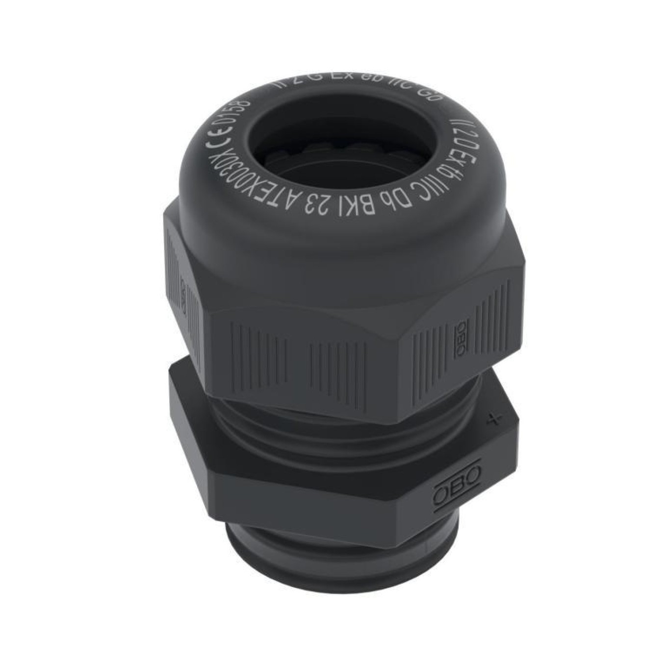 Ex M25 IP68 Polyamide Cable Gland Black VTEC VBS 2050331
