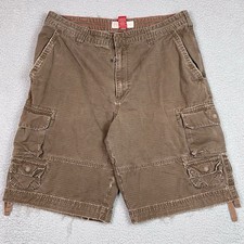 VTG Mossimo Cargo Shorts Men's Size 36 Brown Y2K Utility Supply Military Baggy