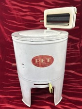 Rare Vintage Wringer Washing Machine Salesman Sample Or Toy/orig Box/Pet Co.